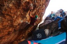 Bouldering in Hueco Tanks on 12/26/2019 with Blue Lizard Climbing and Yoga

Filename: SRM_20191226_1630591.jpg
Aperture: f/4.0
Shutter Speed: 1/250
Body: Canon EOS-1D Mark II
Lens: Canon EF 16-35mm f/2.8 L