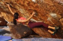 Bouldering in Hueco Tanks on 12/26/2019 with Blue Lizard Climbing and Yoga

Filename: SRM_20191226_1707360.jpg
Aperture: f/2.8
Shutter Speed: 1/320
Body: Canon EOS-1D Mark II
Lens: Canon EF 50mm f/1.8 II