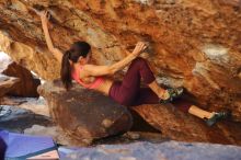 Bouldering in Hueco Tanks on 12/26/2019 with Blue Lizard Climbing and Yoga

Filename: SRM_20191226_1707370.jpg
Aperture: f/2.5
Shutter Speed: 1/320
Body: Canon EOS-1D Mark II
Lens: Canon EF 50mm f/1.8 II