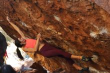 Bouldering in Hueco Tanks on 12/26/2019 with Blue Lizard Climbing and Yoga

Filename: SRM_20191226_1707430.jpg
Aperture: f/3.5
Shutter Speed: 1/320
Body: Canon EOS-1D Mark II
Lens: Canon EF 50mm f/1.8 II