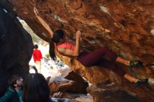 Bouldering in Hueco Tanks on 12/26/2019 with Blue Lizard Climbing and Yoga

Filename: SRM_20191226_1707440.jpg
Aperture: f/4.0
Shutter Speed: 1/320
Body: Canon EOS-1D Mark II
Lens: Canon EF 50mm f/1.8 II