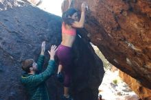 Bouldering in Hueco Tanks on 12/26/2019 with Blue Lizard Climbing and Yoga

Filename: SRM_20191226_1707581.jpg
Aperture: f/4.0
Shutter Speed: 1/320
Body: Canon EOS-1D Mark II
Lens: Canon EF 50mm f/1.8 II