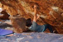 Bouldering in Hueco Tanks on 12/26/2019 with Blue Lizard Climbing and Yoga

Filename: SRM_20191226_1709550.jpg
Aperture: f/2.8
Shutter Speed: 1/320
Body: Canon EOS-1D Mark II
Lens: Canon EF 50mm f/1.8 II