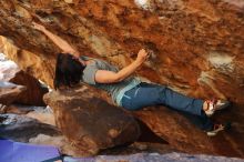 Bouldering in Hueco Tanks on 12/26/2019 with Blue Lizard Climbing and Yoga

Filename: SRM_20191226_1709590.jpg
Aperture: f/2.8
Shutter Speed: 1/320
Body: Canon EOS-1D Mark II
Lens: Canon EF 50mm f/1.8 II