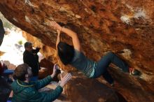 Bouldering in Hueco Tanks on 12/26/2019 with Blue Lizard Climbing and Yoga

Filename: SRM_20191226_1710080.jpg
Aperture: f/3.5
Shutter Speed: 1/320
Body: Canon EOS-1D Mark II
Lens: Canon EF 50mm f/1.8 II