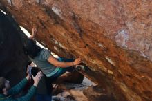 Bouldering in Hueco Tanks on 12/26/2019 with Blue Lizard Climbing and Yoga

Filename: SRM_20191226_1710240.jpg
Aperture: f/4.0
Shutter Speed: 1/320
Body: Canon EOS-1D Mark II
Lens: Canon EF 50mm f/1.8 II