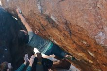 Bouldering in Hueco Tanks on 12/26/2019 with Blue Lizard Climbing and Yoga

Filename: SRM_20191226_1710251.jpg
Aperture: f/4.0
Shutter Speed: 1/320
Body: Canon EOS-1D Mark II
Lens: Canon EF 50mm f/1.8 II