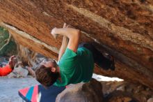 Bouldering in Hueco Tanks on 12/26/2019 with Blue Lizard Climbing and Yoga

Filename: SRM_20191226_1725400.jpg
Aperture: f/4.5
Shutter Speed: 1/320
Body: Canon EOS-1D Mark II
Lens: Canon EF 50mm f/1.8 II