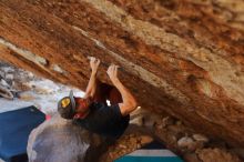 Bouldering in Hueco Tanks on 12/26/2019 with Blue Lizard Climbing and Yoga

Filename: SRM_20191226_1732420.jpg
Aperture: f/3.5
Shutter Speed: 1/320
Body: Canon EOS-1D Mark II
Lens: Canon EF 50mm f/1.8 II