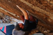 Bouldering in Hueco Tanks on 12/26/2019 with Blue Lizard Climbing and Yoga

Filename: SRM_20191226_1732530.jpg
Aperture: f/4.0
Shutter Speed: 1/320
Body: Canon EOS-1D Mark II
Lens: Canon EF 50mm f/1.8 II