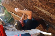 Bouldering in Hueco Tanks on 12/26/2019 with Blue Lizard Climbing and Yoga

Filename: SRM_20191226_1733020.jpg
Aperture: f/4.0
Shutter Speed: 1/320
Body: Canon EOS-1D Mark II
Lens: Canon EF 50mm f/1.8 II