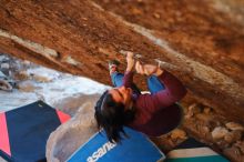 Bouldering in Hueco Tanks on 12/26/2019 with Blue Lizard Climbing and Yoga

Filename: SRM_20191226_1746190.jpg
Aperture: f/2.2
Shutter Speed: 1/320
Body: Canon EOS-1D Mark II
Lens: Canon EF 50mm f/1.8 II