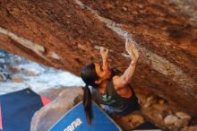 Bouldering in Hueco Tanks on 12/26/2019 with Blue Lizard Climbing and Yoga

Filename: SRM_20191226_1749150.jpg
Aperture: f/2.5
Shutter Speed: 1/320
Body: Canon EOS-1D Mark II
Lens: Canon EF 50mm f/1.8 II