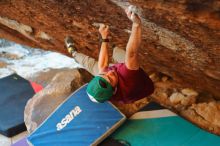 Bouldering in Hueco Tanks on 12/26/2019 with Blue Lizard Climbing and Yoga

Filename: SRM_20191226_1752500.jpg
Aperture: f/2.5
Shutter Speed: 1/250
Body: Canon EOS-1D Mark II
Lens: Canon EF 50mm f/1.8 II