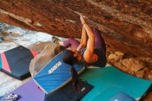 Bouldering in Hueco Tanks on 12/26/2019 with Blue Lizard Climbing and Yoga

Filename: SRM_20191226_1753380.jpg
Aperture: f/3.5
Shutter Speed: 1/250
Body: Canon EOS-1D Mark II
Lens: Canon EF 50mm f/1.8 II