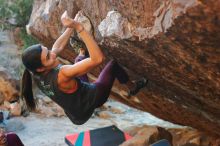 Bouldering in Hueco Tanks on 12/26/2019 with Blue Lizard Climbing and Yoga

Filename: SRM_20191226_1754240.jpg
Aperture: f/4.0
Shutter Speed: 1/250
Body: Canon EOS-1D Mark II
Lens: Canon EF 50mm f/1.8 II