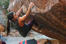 Bouldering in Hueco Tanks on 12/26/2019 with Blue Lizard Climbing and Yoga

Filename: SRM_20191226_1754241.jpg
Aperture: f/4.0
Shutter Speed: 1/250
Body: Canon EOS-1D Mark II
Lens: Canon EF 50mm f/1.8 II