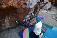 Bouldering in Hueco Tanks on 12/27/2019 with Blue Lizard Climbing and Yoga

Filename: SRM_20191227_1014380.jpg
Aperture: f/4.0
Shutter Speed: 1/250
Body: Canon EOS-1D Mark II
Lens: Canon EF 16-35mm f/2.8 L