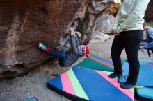 Bouldering in Hueco Tanks on 12/27/2019 with Blue Lizard Climbing and Yoga

Filename: SRM_20191227_1015490.jpg
Aperture: f/4.0
Shutter Speed: 1/250
Body: Canon EOS-1D Mark II
Lens: Canon EF 16-35mm f/2.8 L