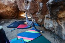 Bouldering in Hueco Tanks on 12/27/2019 with Blue Lizard Climbing and Yoga

Filename: SRM_20191227_1017120.jpg
Aperture: f/4.0
Shutter Speed: 1/250
Body: Canon EOS-1D Mark II
Lens: Canon EF 16-35mm f/2.8 L