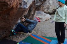 Bouldering in Hueco Tanks on 12/27/2019 with Blue Lizard Climbing and Yoga

Filename: SRM_20191227_1022180.jpg
Aperture: f/3.5
Shutter Speed: 1/320
Body: Canon EOS-1D Mark II
Lens: Canon EF 50mm f/1.8 II