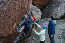 Bouldering in Hueco Tanks on 12/27/2019 with Blue Lizard Climbing and Yoga

Filename: SRM_20191227_1030240.jpg
Aperture: f/4.0
Shutter Speed: 1/320
Body: Canon EOS-1D Mark II
Lens: Canon EF 50mm f/1.8 II