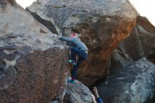 Bouldering in Hueco Tanks on 12/27/2019 with Blue Lizard Climbing and Yoga

Filename: SRM_20191227_1031060.jpg
Aperture: f/4.5
Shutter Speed: 1/320
Body: Canon EOS-1D Mark II
Lens: Canon EF 50mm f/1.8 II