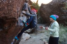 Bouldering in Hueco Tanks on 12/27/2019 with Blue Lizard Climbing and Yoga

Filename: SRM_20191227_1038380.jpg
Aperture: f/4.0
Shutter Speed: 1/320
Body: Canon EOS-1D Mark II
Lens: Canon EF 50mm f/1.8 II