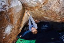 Bouldering in Hueco Tanks on 12/27/2019 with Blue Lizard Climbing and Yoga

Filename: SRM_20191227_1046130.jpg
Aperture: f/4.5
Shutter Speed: 1/250
Body: Canon EOS-1D Mark II
Lens: Canon EF 16-35mm f/2.8 L