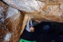 Bouldering in Hueco Tanks on 12/27/2019 with Blue Lizard Climbing and Yoga

Filename: SRM_20191227_1047470.jpg
Aperture: f/4.0
Shutter Speed: 1/250
Body: Canon EOS-1D Mark II
Lens: Canon EF 16-35mm f/2.8 L
