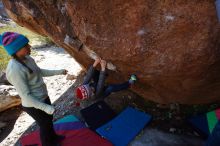 Bouldering in Hueco Tanks on 12/27/2019 with Blue Lizard Climbing and Yoga

Filename: SRM_20191227_1102551.jpg
Aperture: f/7.1
Shutter Speed: 1/400
Body: Canon EOS-1D Mark II
Lens: Canon EF 16-35mm f/2.8 L