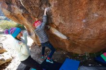 Bouldering in Hueco Tanks on 12/27/2019 with Blue Lizard Climbing and Yoga

Filename: SRM_20191227_1104093.jpg
Aperture: f/5.6
Shutter Speed: 1/250
Body: Canon EOS-1D Mark II
Lens: Canon EF 16-35mm f/2.8 L