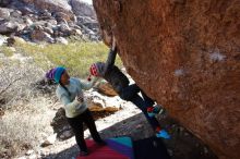 Bouldering in Hueco Tanks on 12/27/2019 with Blue Lizard Climbing and Yoga

Filename: SRM_20191227_1104140.jpg
Aperture: f/8.0
Shutter Speed: 1/250
Body: Canon EOS-1D Mark II
Lens: Canon EF 16-35mm f/2.8 L