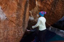 Bouldering in Hueco Tanks on 12/27/2019 with Blue Lizard Climbing and Yoga

Filename: SRM_20191227_1113560.jpg
Aperture: f/8.0
Shutter Speed: 1/250
Body: Canon EOS-1D Mark II
Lens: Canon EF 16-35mm f/2.8 L