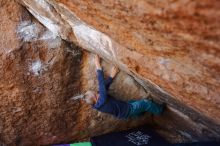 Bouldering in Hueco Tanks on 12/27/2019 with Blue Lizard Climbing and Yoga

Filename: SRM_20191227_1138220.jpg
Aperture: f/3.5
Shutter Speed: 1/250
Body: Canon EOS-1D Mark II
Lens: Canon EF 16-35mm f/2.8 L