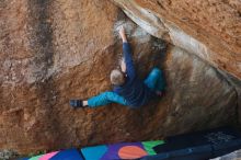 Bouldering in Hueco Tanks on 12/27/2019 with Blue Lizard Climbing and Yoga

Filename: SRM_20191227_1202020.jpg
Aperture: f/4.0
Shutter Speed: 1/320
Body: Canon EOS-1D Mark II
Lens: Canon EF 50mm f/1.8 II