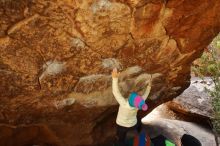 Bouldering in Hueco Tanks on 12/27/2019 with Blue Lizard Climbing and Yoga

Filename: SRM_20191227_1243000.jpg
Aperture: f/3.5
Shutter Speed: 1/250
Body: Canon EOS-1D Mark II
Lens: Canon EF 16-35mm f/2.8 L