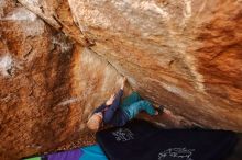 Bouldering in Hueco Tanks on 12/27/2019 with Blue Lizard Climbing and Yoga

Filename: SRM_20191227_1256020.jpg
Aperture: f/4.0
Shutter Speed: 1/250
Body: Canon EOS-1D Mark II
Lens: Canon EF 16-35mm f/2.8 L