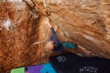 Bouldering in Hueco Tanks on 12/27/2019 with Blue Lizard Climbing and Yoga

Filename: SRM_20191227_1256070.jpg
Aperture: f/4.0
Shutter Speed: 1/250
Body: Canon EOS-1D Mark II
Lens: Canon EF 16-35mm f/2.8 L