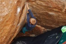 Bouldering in Hueco Tanks on 12/27/2019 with Blue Lizard Climbing and Yoga

Filename: SRM_20191227_1308001.jpg
Aperture: f/4.5
Shutter Speed: 1/320
Body: Canon EOS-1D Mark II
Lens: Canon EF 50mm f/1.8 II