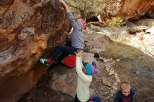 Bouldering in Hueco Tanks on 12/27/2019 with Blue Lizard Climbing and Yoga

Filename: SRM_20191227_1332320.jpg
Aperture: f/7.1
Shutter Speed: 1/320
Body: Canon EOS-1D Mark II
Lens: Canon EF 16-35mm f/2.8 L