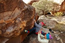 Bouldering in Hueco Tanks on 12/27/2019 with Blue Lizard Climbing and Yoga

Filename: SRM_20191227_1333050.jpg
Aperture: f/7.1
Shutter Speed: 1/320
Body: Canon EOS-1D Mark II
Lens: Canon EF 16-35mm f/2.8 L