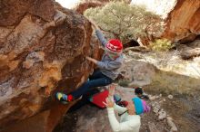 Bouldering in Hueco Tanks on 12/27/2019 with Blue Lizard Climbing and Yoga

Filename: SRM_20191227_1333531.jpg
Aperture: f/7.1
Shutter Speed: 1/320
Body: Canon EOS-1D Mark II
Lens: Canon EF 16-35mm f/2.8 L