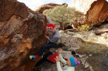 Bouldering in Hueco Tanks on 12/27/2019 with Blue Lizard Climbing and Yoga

Filename: SRM_20191227_1333570.jpg
Aperture: f/8.0
Shutter Speed: 1/320
Body: Canon EOS-1D Mark II
Lens: Canon EF 16-35mm f/2.8 L