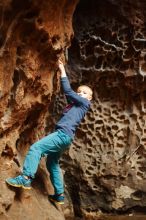 Bouldering in Hueco Tanks on 12/27/2019 with Blue Lizard Climbing and Yoga

Filename: SRM_20191227_1556490.jpg
Aperture: f/1.8
Shutter Speed: 1/125
Body: Canon EOS-1D Mark II
Lens: Canon EF 50mm f/1.8 II