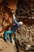 Bouldering in Hueco Tanks on 12/27/2019 with Blue Lizard Climbing and Yoga

Filename: SRM_20191227_1556530.jpg
Aperture: f/1.8
Shutter Speed: 1/125
Body: Canon EOS-1D Mark II
Lens: Canon EF 50mm f/1.8 II