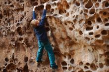 Bouldering in Hueco Tanks on 12/27/2019 with Blue Lizard Climbing and Yoga

Filename: SRM_20191227_1558450.jpg
Aperture: f/2.5
Shutter Speed: 1/160
Body: Canon EOS-1D Mark II
Lens: Canon EF 50mm f/1.8 II