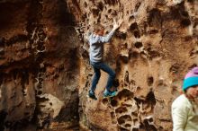 Bouldering in Hueco Tanks on 12/27/2019 with Blue Lizard Climbing and Yoga

Filename: SRM_20191227_1600390.jpg
Aperture: f/2.5
Shutter Speed: 1/250
Body: Canon EOS-1D Mark II
Lens: Canon EF 50mm f/1.8 II