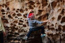 Bouldering in Hueco Tanks on 12/27/2019 with Blue Lizard Climbing and Yoga

Filename: SRM_20191227_1601310.jpg
Aperture: f/2.8
Shutter Speed: 1/160
Body: Canon EOS-1D Mark II
Lens: Canon EF 50mm f/1.8 II