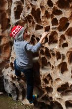 Bouldering in Hueco Tanks on 12/27/2019 with Blue Lizard Climbing and Yoga

Filename: SRM_20191227_1602010.jpg
Aperture: f/2.8
Shutter Speed: 1/160
Body: Canon EOS-1D Mark II
Lens: Canon EF 50mm f/1.8 II